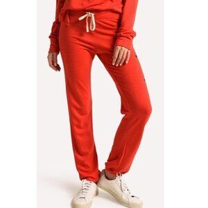 New Sundry Red Signature Heart Graphics Jogger Sweatpants NWT Size 1/Small